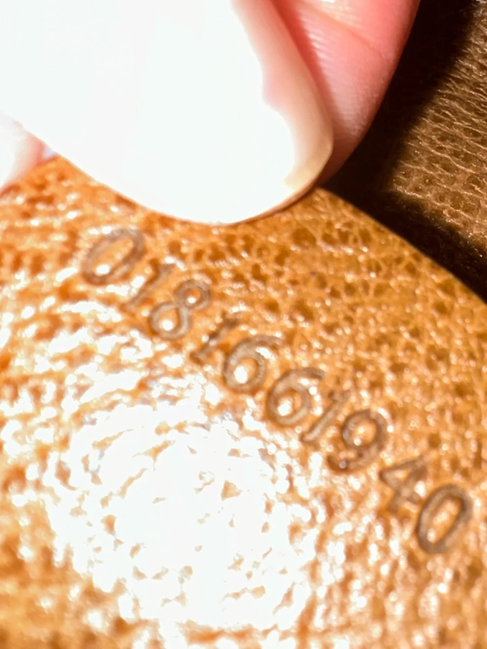 Gucci Brown Leather Clutch with Gold Lock and wristband and key